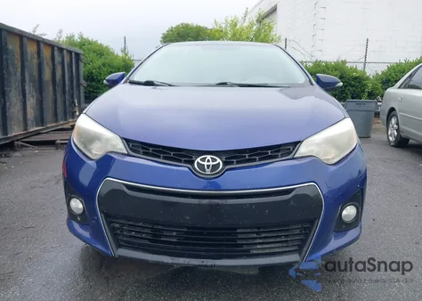 2014 Toyota Corolla S Plus из США, поврежденный, VIN 5YFBURHE3EP117537